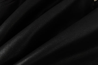 251230 New high-quality dark-patterned all-leather baseball jacket
