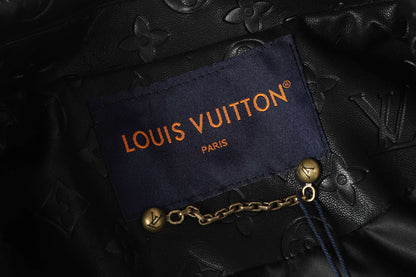 251230 new high-quality dark-patterned full-leather baseball jacket