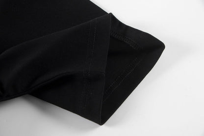 251230 New high-quality, simple and patchwork printed T-shirt