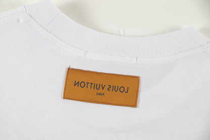 251230 New high-quality, simple necklace design printed T-shirt