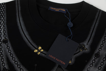 251230 New high-quality, simple necklace design printed T-shirt