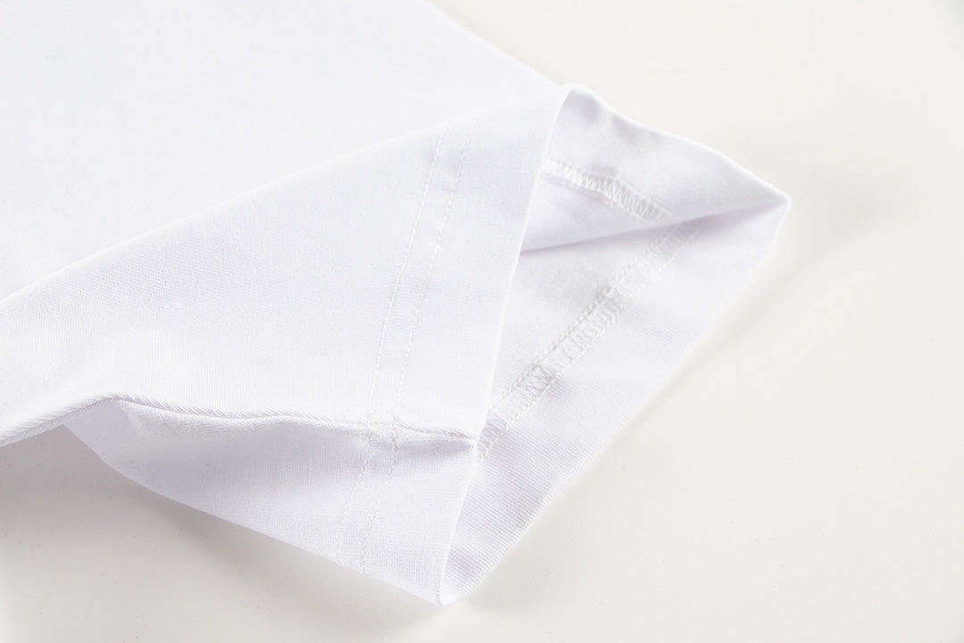 251230 New high-quality, simple and patchwork printed T-shirt