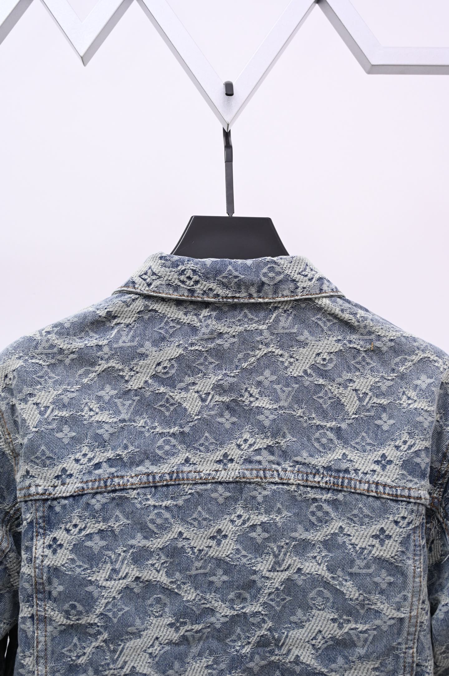 251230 New high-quality heavy-duty jacquard truck denim jacket