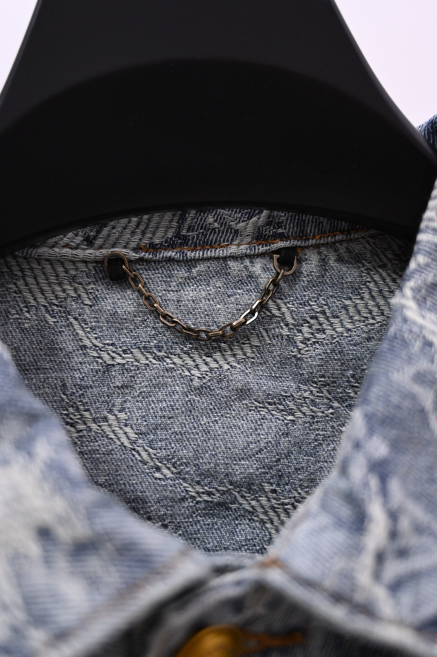 251230 New high-quality heavy-duty jacquard truck denim jacket