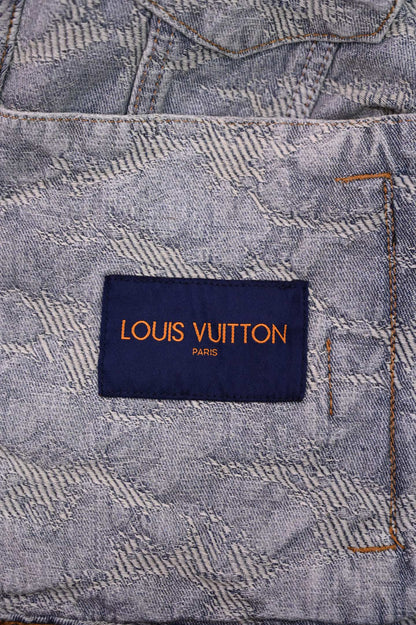 251230 New high-quality heavy-duty jacquard truck denim jacket