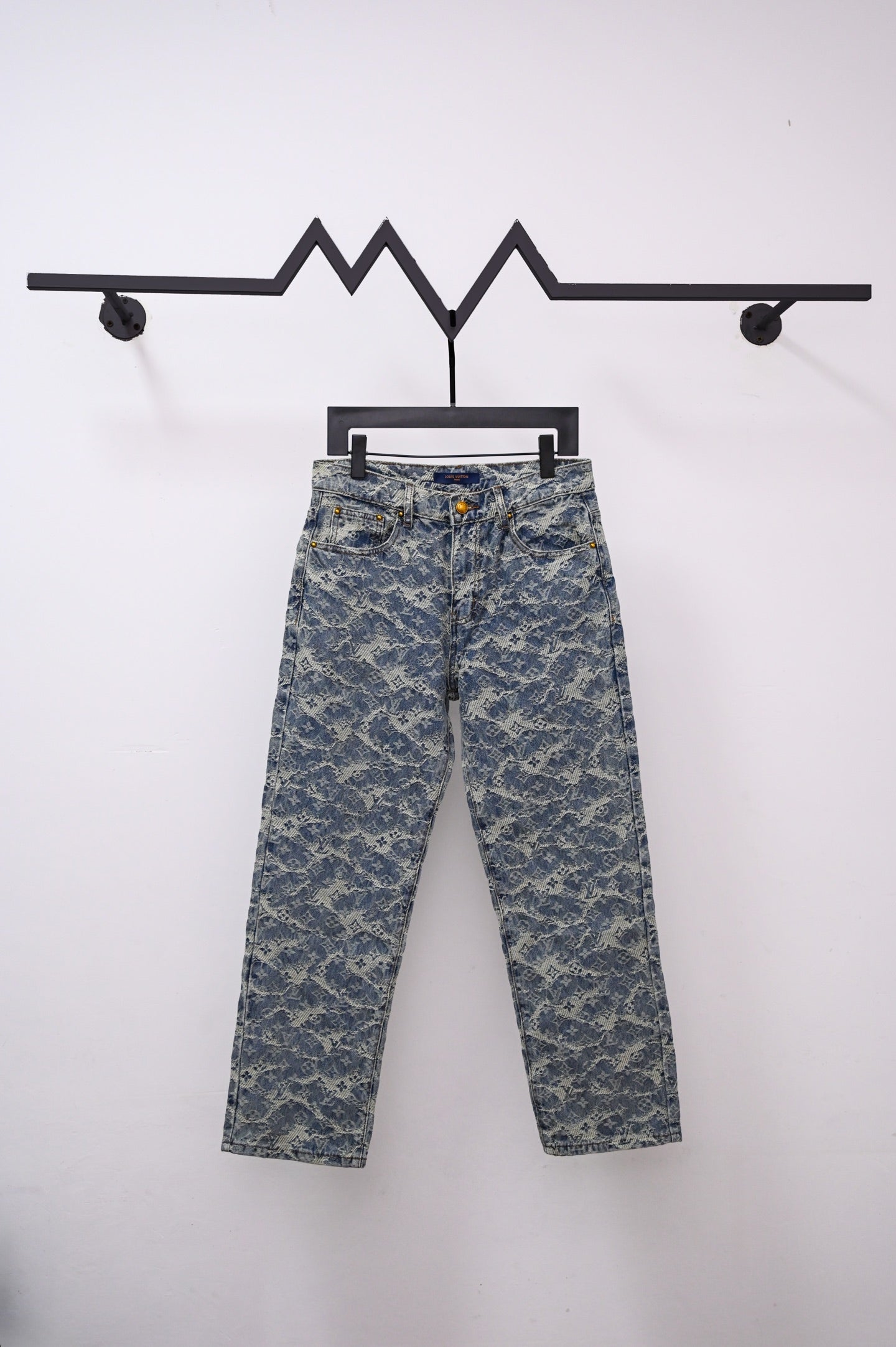 251230 New high-quality heavy-duty jacquard truck jeans