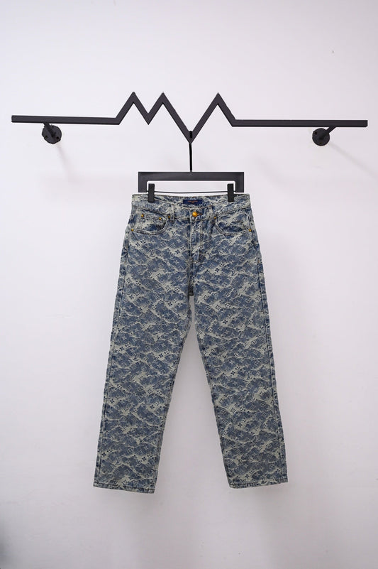 251230 New high-quality heavy-duty jacquard truck jeans