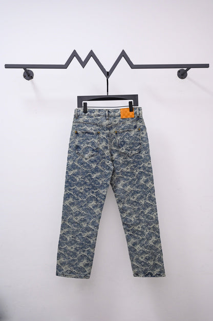 251230 New high-quality heavy-duty jacquard truck jeans