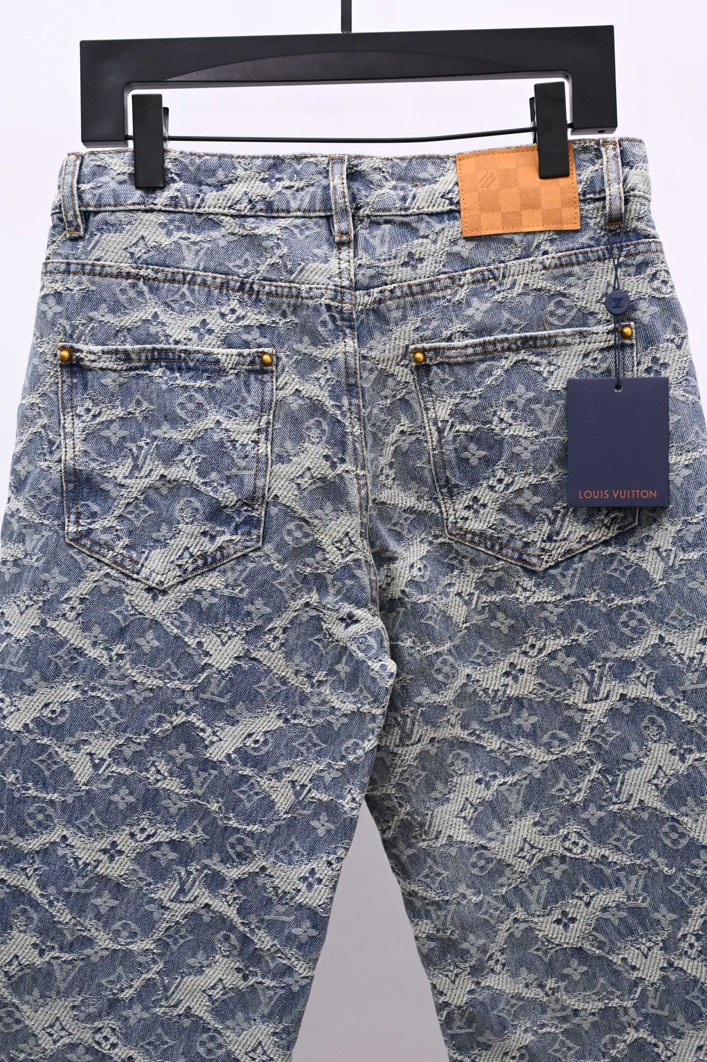 251230 New high-quality heavy-duty jacquard truck jeans