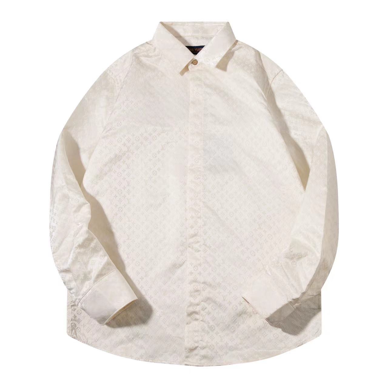 251230 New high-quality dark-patterned jacquard long-sleeved shirt