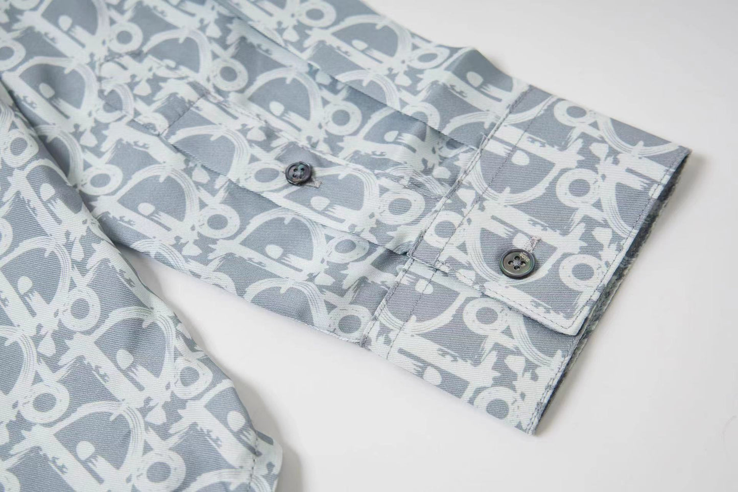 251230 New high-quality full-printed satin long-sleeved shirt