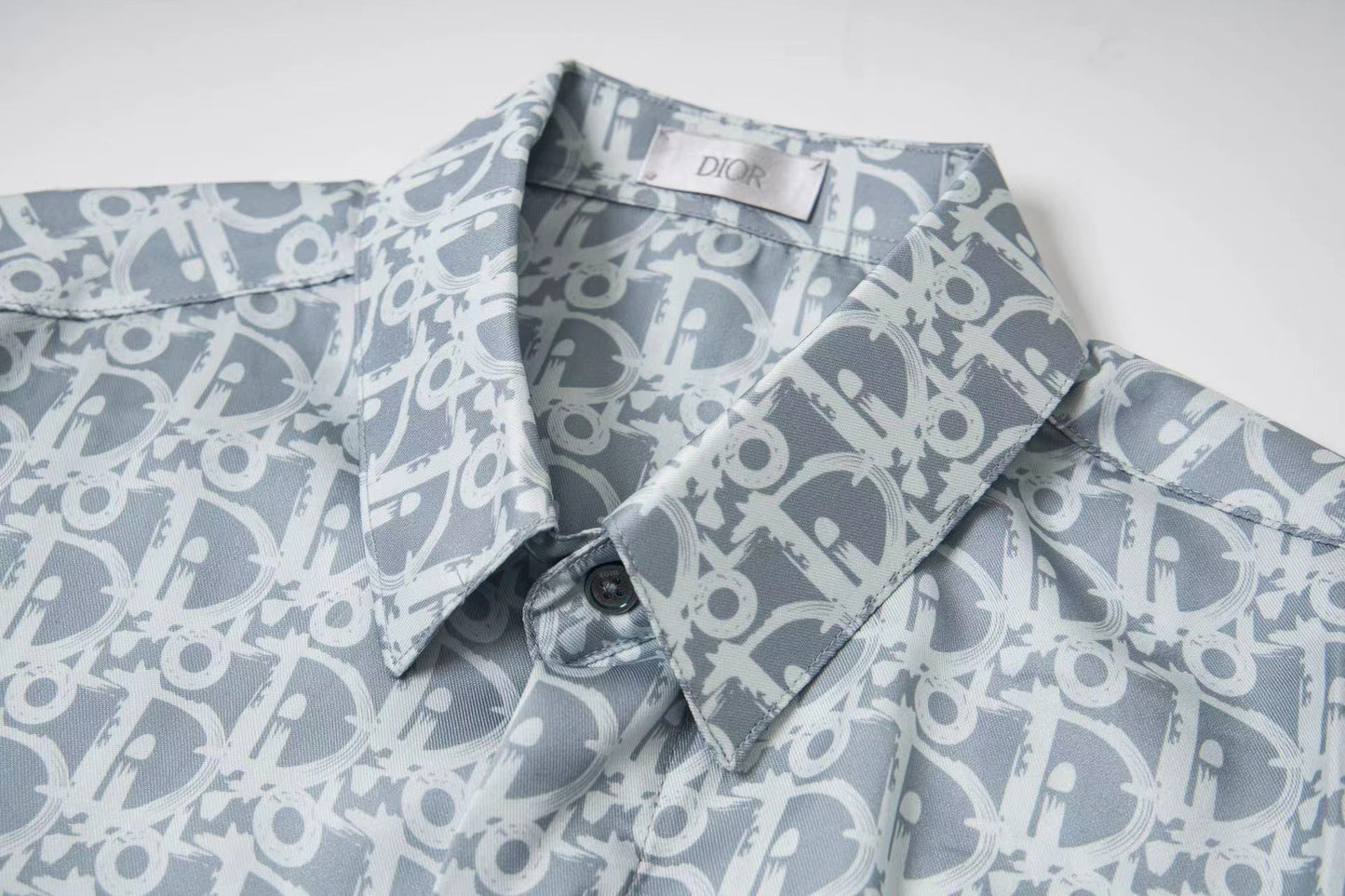 251230 New high-quality full-printed satin long-sleeved shirt