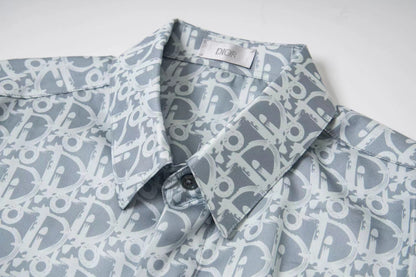 251230 New high-quality full-printed satin long-sleeved shirt
