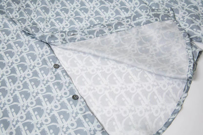 251230 New high-quality full-printed satin long-sleeved shirt
