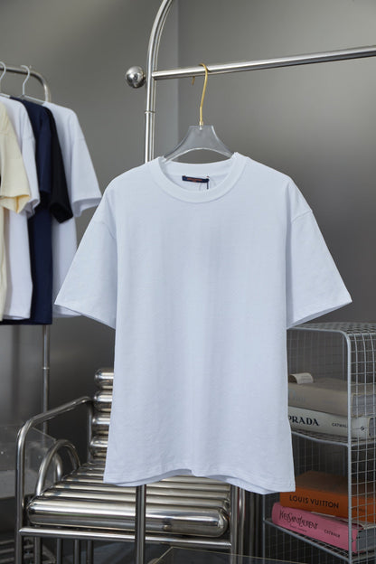 251230 New high-quality full-printed flocking T-shirt