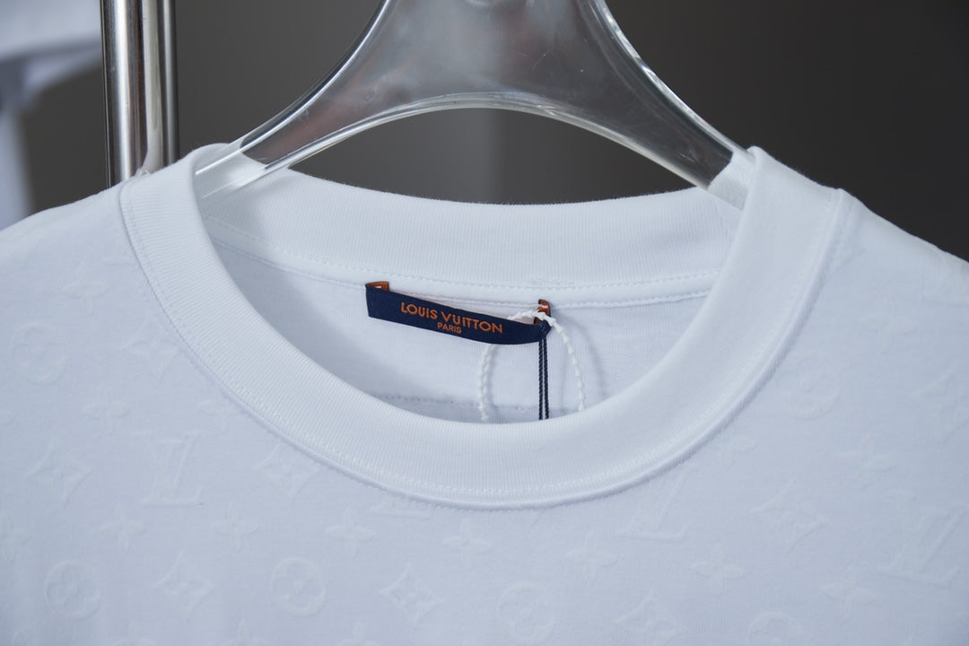 251230 New high-quality full-printed flocking T-shirt