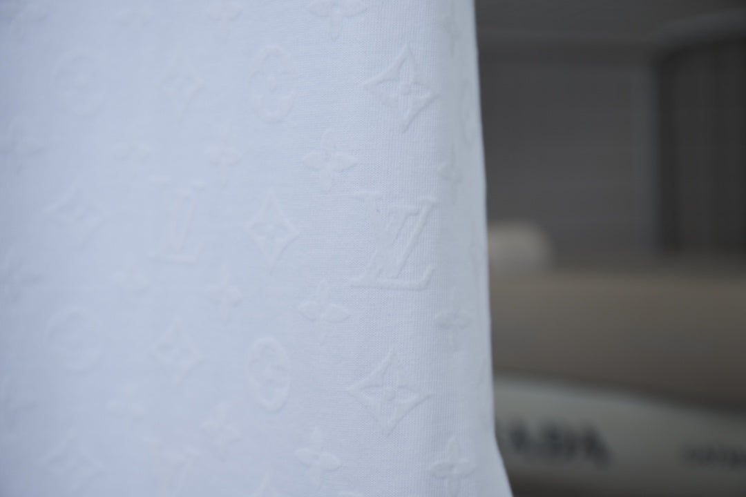 251230 New high-quality full-printed flocking T-shirt