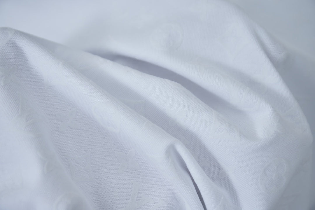 251230 New high-quality full-printed flocking T-shirt