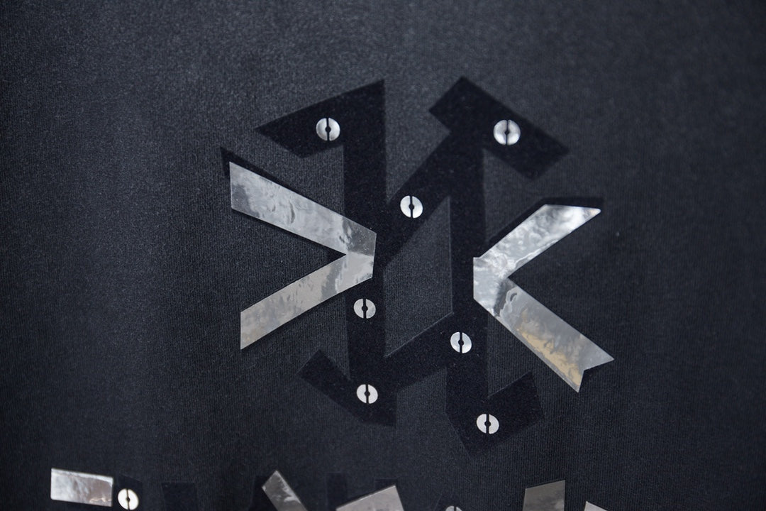 251230 New high-quality washed process letter-patterned T-shirt