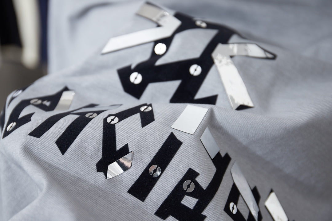 251230 New high-quality washed process letter-patterned T-shirt