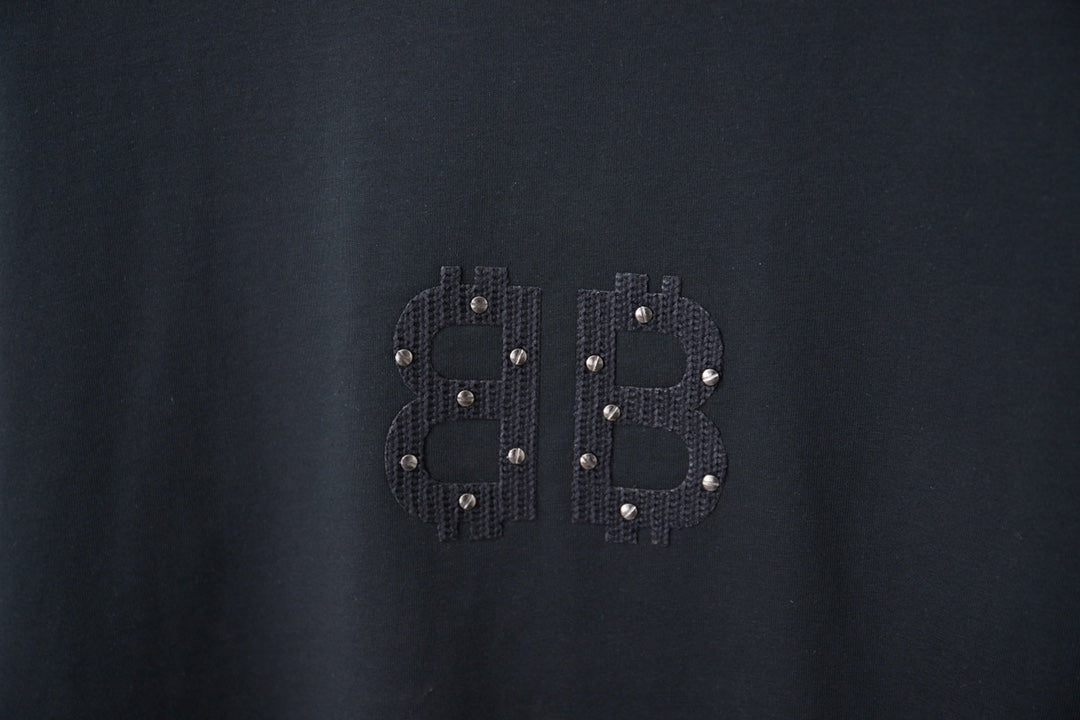 251230 New high-quality towel-applied-fabric hot diamond T-shirt