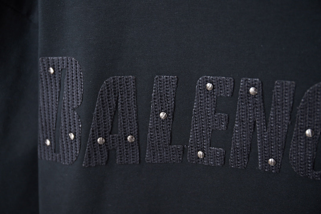 251230 New high-quality towel-applied-fabric hot diamond T-shirt