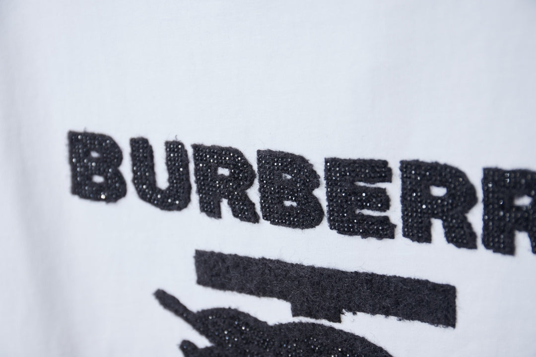 251230 New high-quality embossed diamond letter-shaped T-shirt