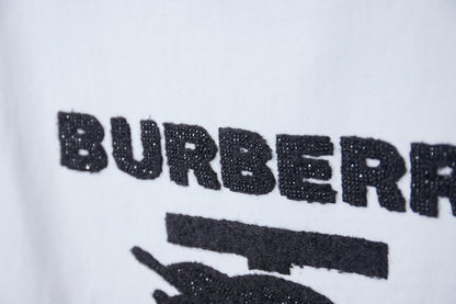 251230 New high-quality embossed diamond letter-shaped T-shirt