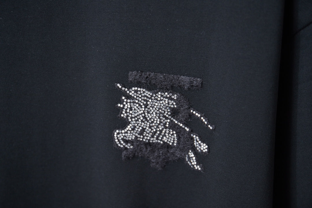 251230 New high-quality embossed diamond letter-shaped T-shirt