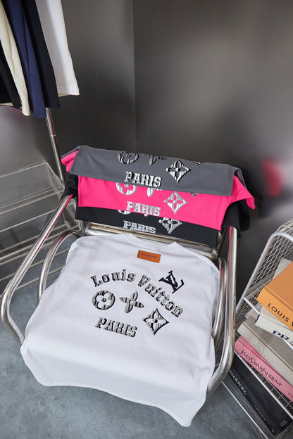 251230 New high-quality contrasting letter T-shirt