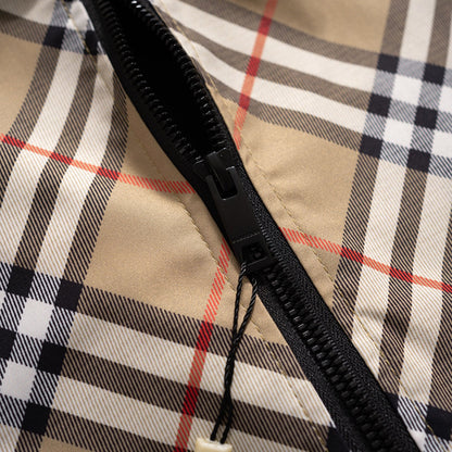 251230 A new high-quality classic checkered windproof jacket