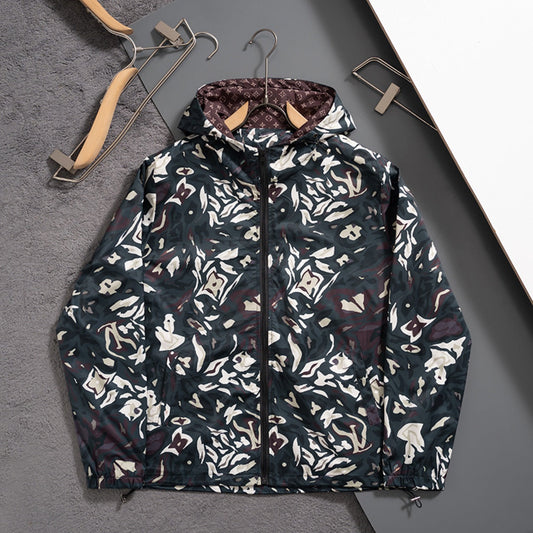 251230 New high-quality full-print windproof jacket