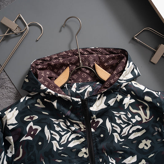 251230 New high-quality full-print windproof jacket