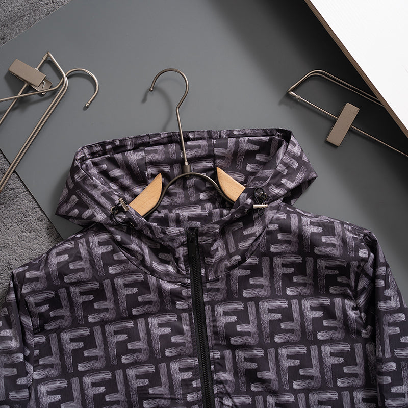 251230 New high-quality full-print windproof jacket