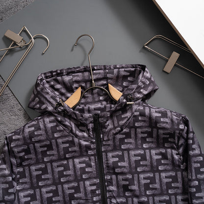 251230 New high-quality full-print windproof jacket