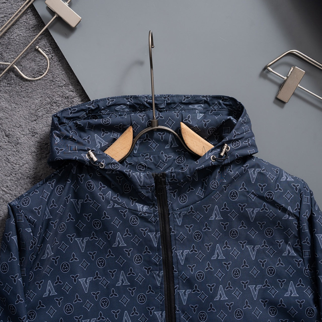 251230 New high-quality full-print windproof jacket