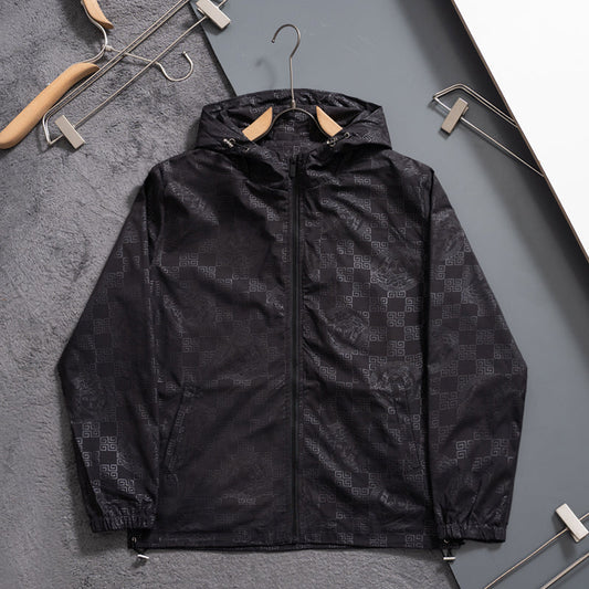 251230 new high-quality dark-patterned full-print windproof jacket
