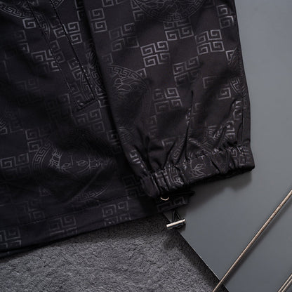 251230 new high-quality dark-patterned full-print windproof jacket