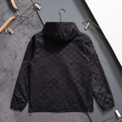 251230 new high-quality dark-patterned full-print windproof jacket