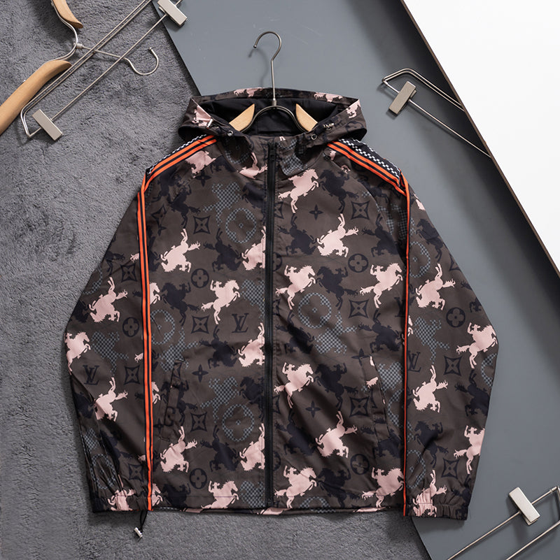 251230 New high-quality full-print windproof jacket