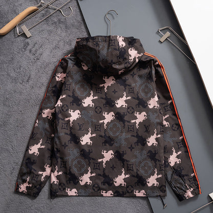 251230 New high-quality full-print windproof jacket