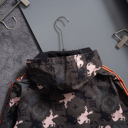 251230 New high-quality full-print windproof jacket