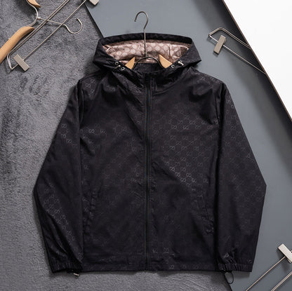 251230 new high-quality dark-patterned full-print windproof jacket