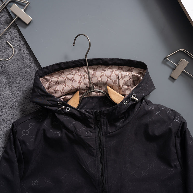 251230 new high-quality dark-patterned full-print windproof jacket