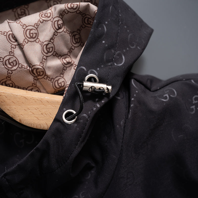 251230 new high-quality dark-patterned full-print windproof jacket