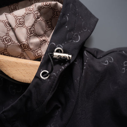251230 new high-quality dark-patterned full-print windproof jacket