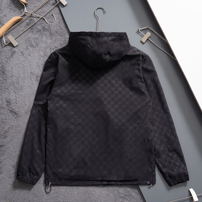 251230 new high-quality dark-patterned full-print windproof jacket