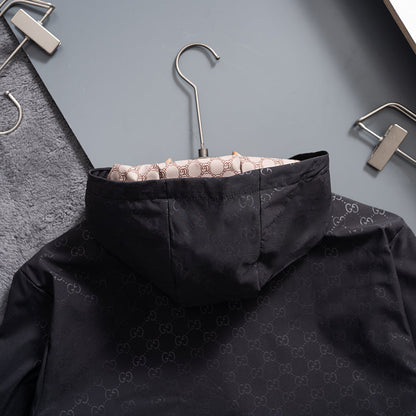 251230 new high-quality dark-patterned full-print windproof jacket