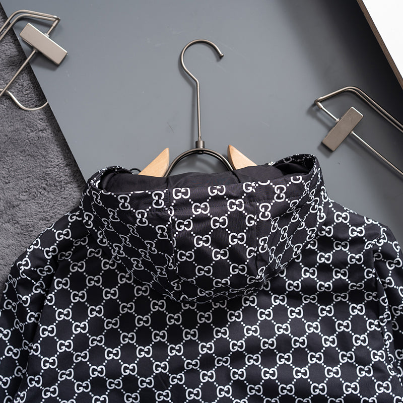 251230 A new high-quality half-sided full-print windproof jacket