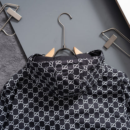 251230 A new high-quality half-sided full-print windproof jacket